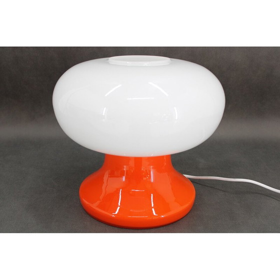 Image 1 of Lampe de table vintage en verre avec champignon, Stepan Tabery, Tchécoslovaquie 1970