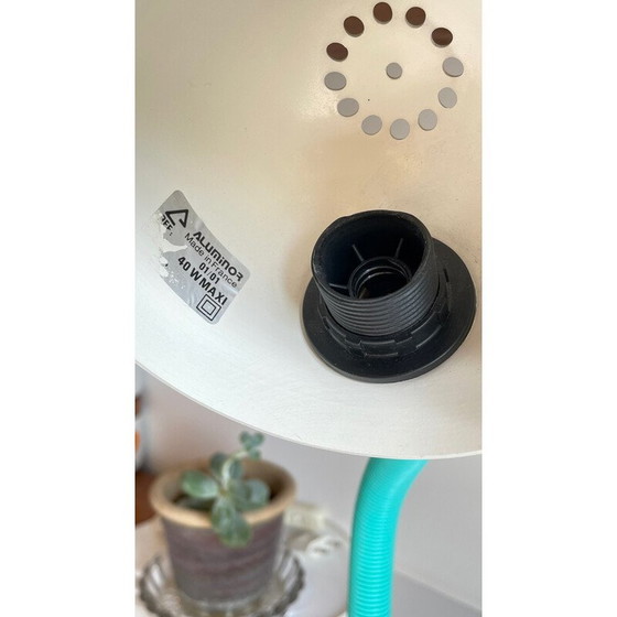 Image 1 of Lampe vintage en acier d'Aluminor, 1980