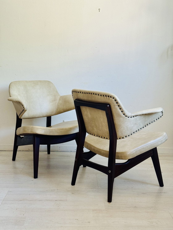 Image 1 of Chaises à cocktail vintage Pingouin Louis Van Teeffelen