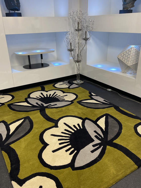 Image 1 of Brink & Campman Orla Kiely Tapis Passion Flower Olive