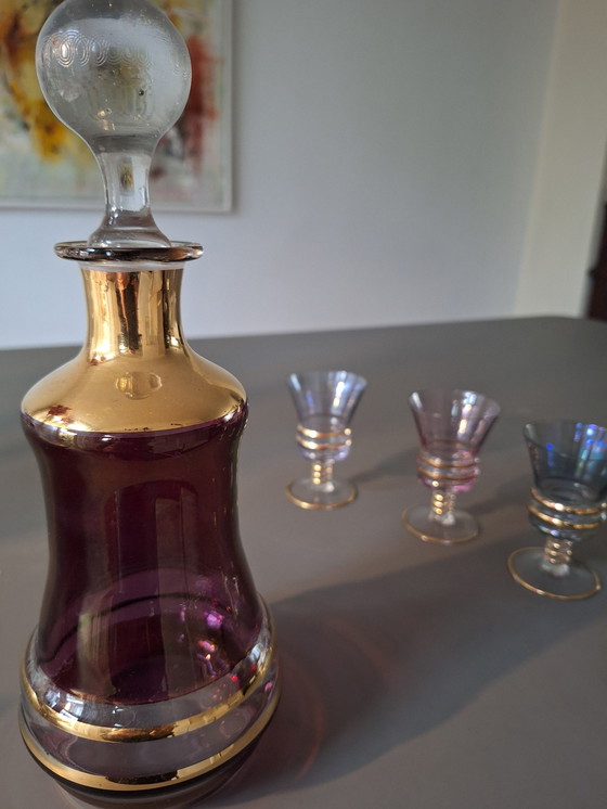 Image 1 of Set Wall Glasses Carafe avec 4 verres