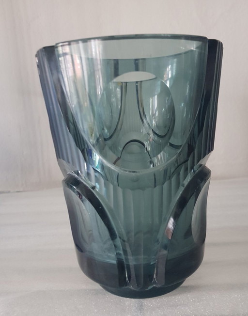 Vase Art Déco de Moser Böhmen, années 1920