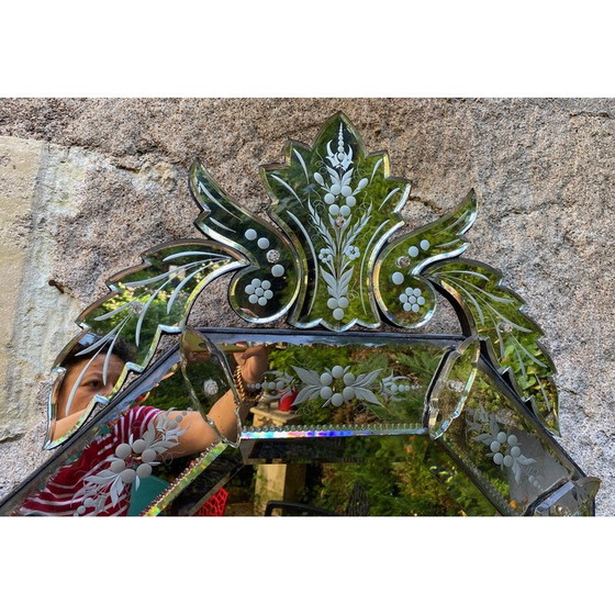 Image 1 of Miroir vénitien vintage, 1900