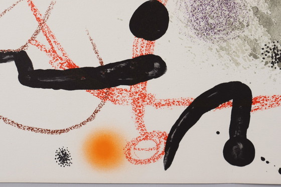Image 1 of Joan Miro, Lithographie Sur Papier, 'Maravillas Con Variations Acrosticas