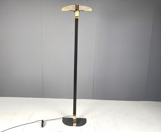 Image 1 of Lampadaire vintage en verre de Murano, 1980S