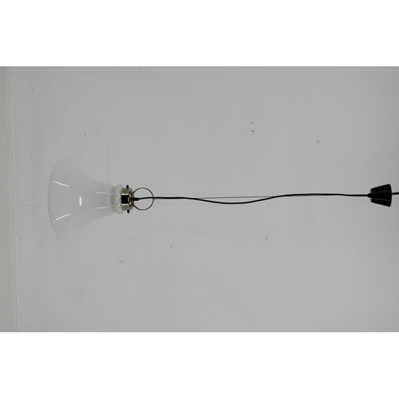 Image 1 of Lustre en verre vintage, Italie 1970