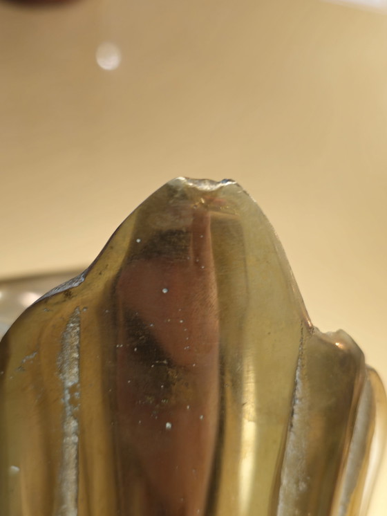 Image 1 of Vase en laiton vintage Oiseau Cygne