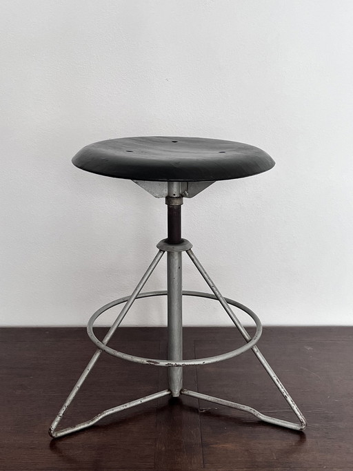  Tabouret Industriel Scandinave Nordiska Kompaniet