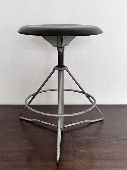  Tabouret Industriel Scandinave Nordiska Kompaniet