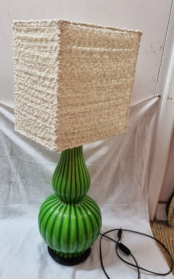 Image 1 of Lampe Céramique Émaillée Vintage De 1970