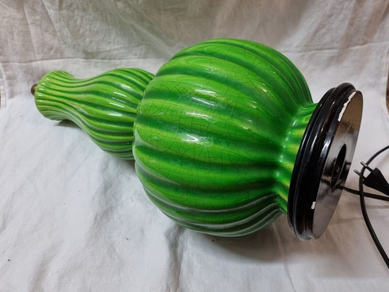 Image 1 of Lampe Céramique Émaillée Vintage De 1970