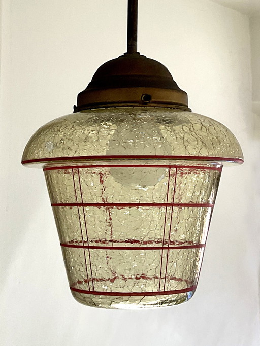 Années 30 - Lampe pendante - Art Deco - France