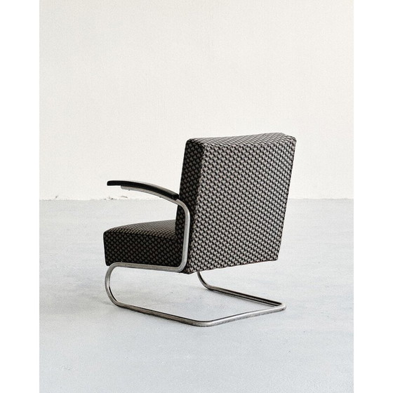 Image 1 of Fauteuil vintage S411 en acier chromé par Mücke Melder, 1940
