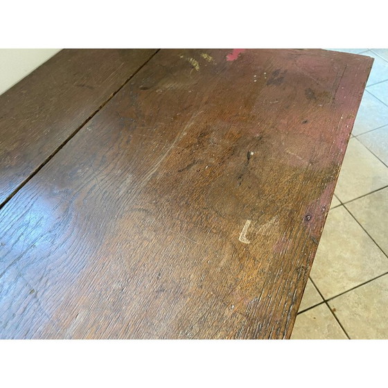 Image 1 of Meuble de bricolage vintage avec 3 grands tiroirs en chêne, 1900