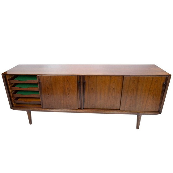 Image 1 of Porte-bouteilles vintage en bois de rose par Omann Junior, 1960