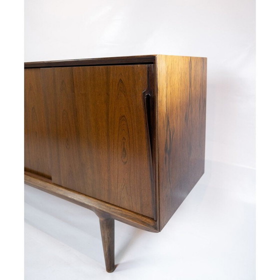 Image 1 of Porte-bouteilles vintage en bois de rose par Omann Junior, 1960