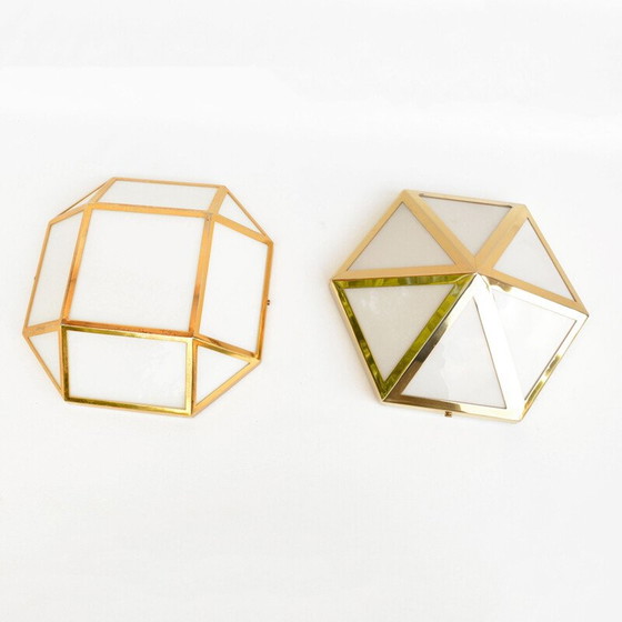 Image 1 of Lampe murale vintage, plafond, par Ch. Ploderer, Vest Leuchten, Autriche, années 1970