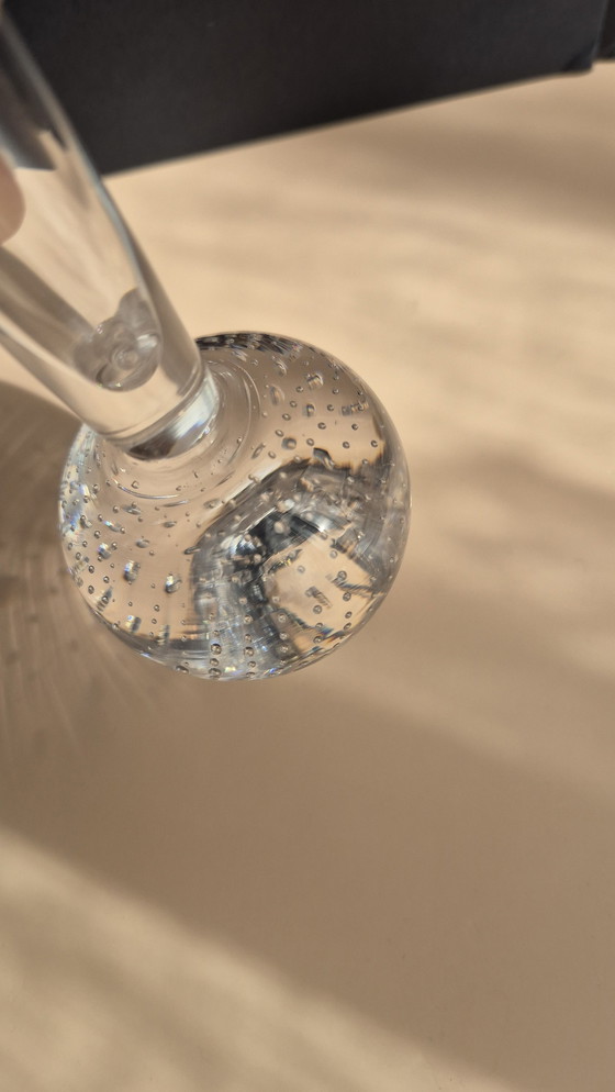 Image 1 of Vase Vintage En Verre Soufflé, Probablement D’Ekenäs, Suède 1950