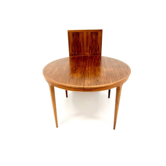 Image 1 of Table de salle à manger vintage en noyer "Diamant" par Bertil Fridhagen pour Bodafors, Suède 1960