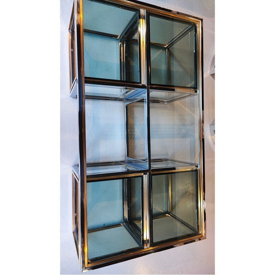 Image 1 of Table basse vintage en métal chromé avec 4 tables gigognes par Remeo Rega, Italie 1960