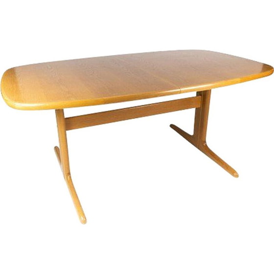Image 1 of Table de salle à manger vintage en chêne par Skovby Furniture Factory, danois 1960