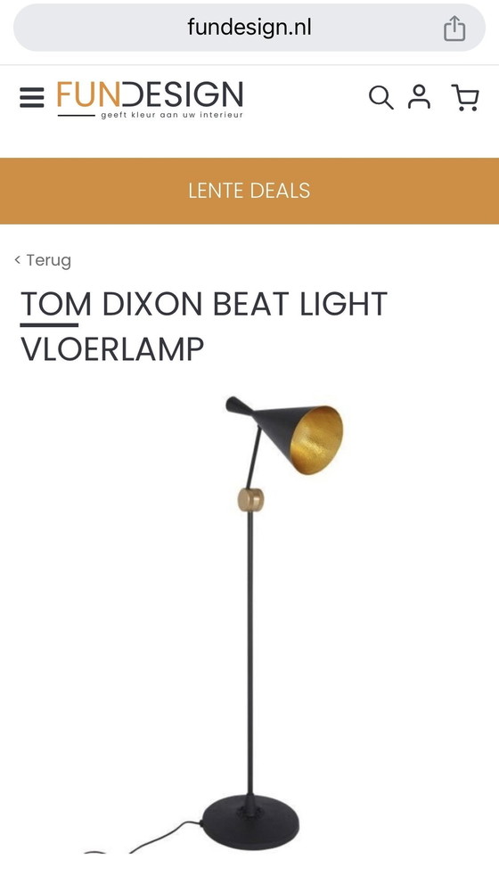 Image 1 of Tom Dixon Beat Floor Lamp