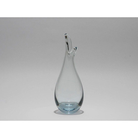 Image 1 of Vase vintage en forme de canard par Per Lütken pour Holmegaard, Danemark 1955