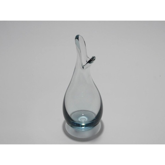 Image 1 of Vase vintage en forme de canard par Per Lütken pour Holmegaard, Danemark 1955
