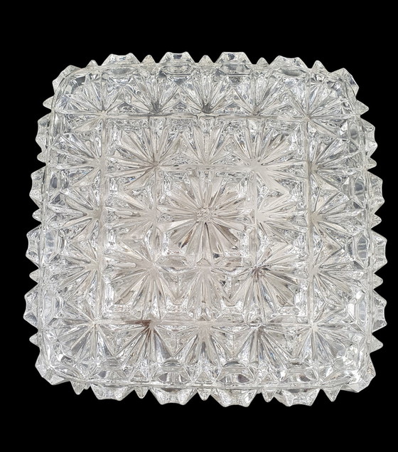 Image 1 of 1919 Plafonnier en verre vintage Erco