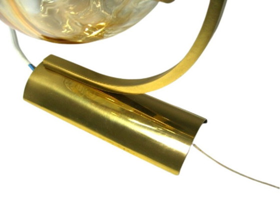 Image 1 of Appliques (2), Mid Century Modern, Kw, Art Deco, Laiton, Verre de Murano, Hyper Vintage, Rare