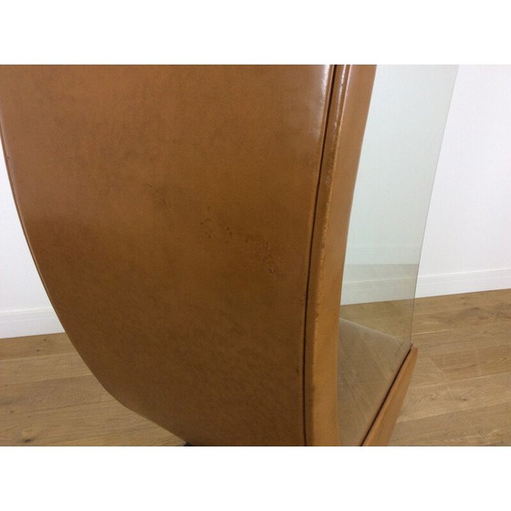 Image 1 of Chaise pivotante en verre vintage, 1970