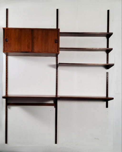 Étagère Bureau Modulable Scandinave En Bois - Design Kai Kristiansen