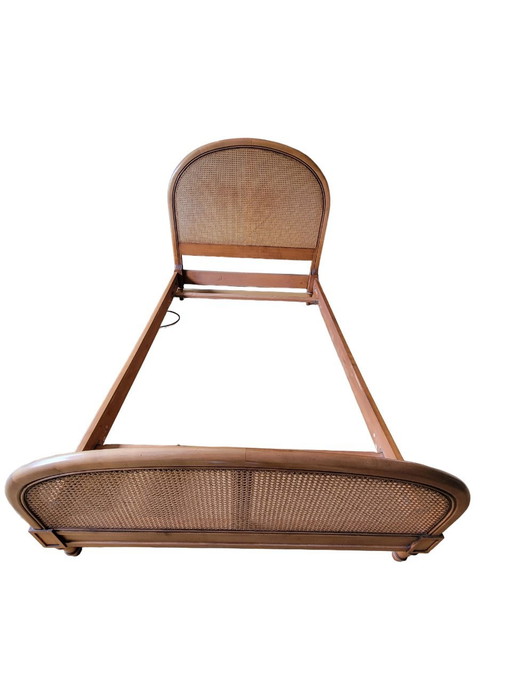 Lit Vintage En Cannage 120X190Cm