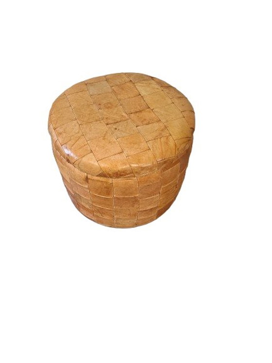 Image 1 of Pouf en cuir De Sede avec rangement.