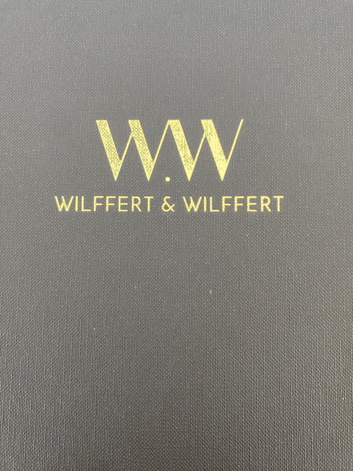 6 cuillères de table dorées à l'or fin 24K de Wilffert & Wilffert