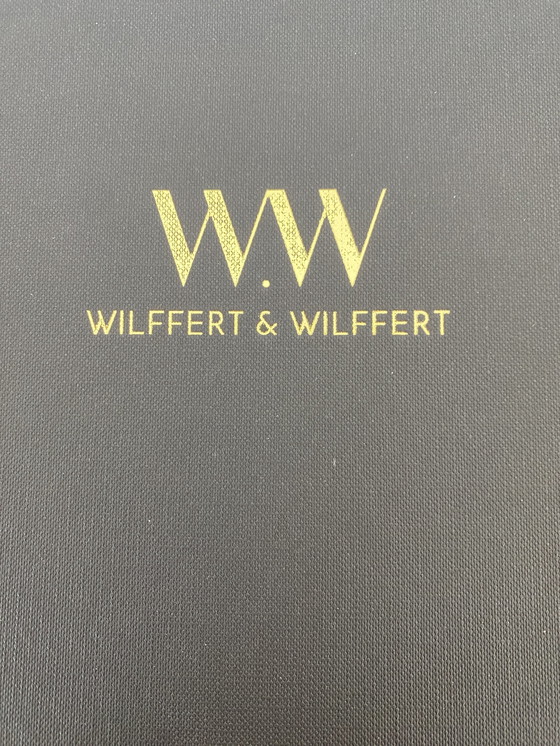 Image 1 of 6 cuillères de table dorées à l'or fin 24K de Wilffert & Wilffert