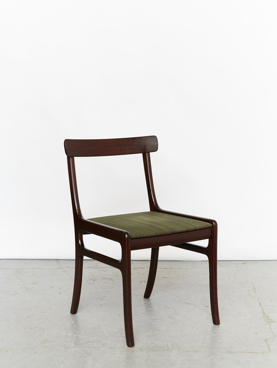 Image 1 of Mid Century Mahogany Rungstedlund Chairs By Ole Wanscher For Poul Jeppesens Møbelfabrik, Set Of 6