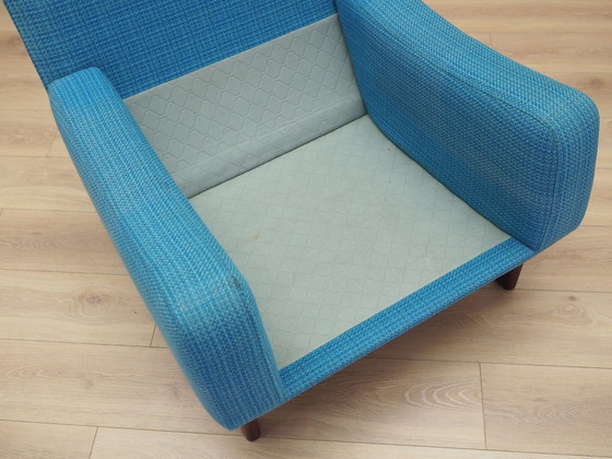 Image 1 of Fauteuil bleu, Design danois, 1960S, Production : Danemark
