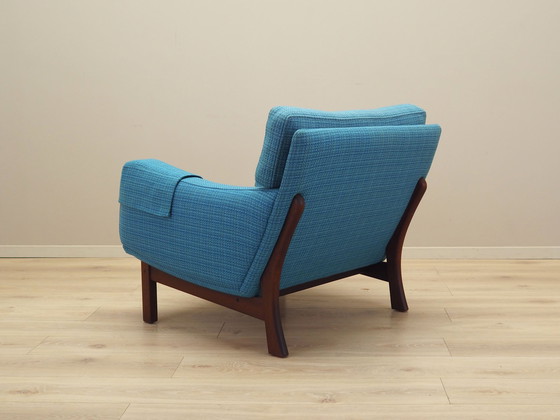 Image 1 of Fauteuil bleu, Design danois, 1960S, Production : Danemark