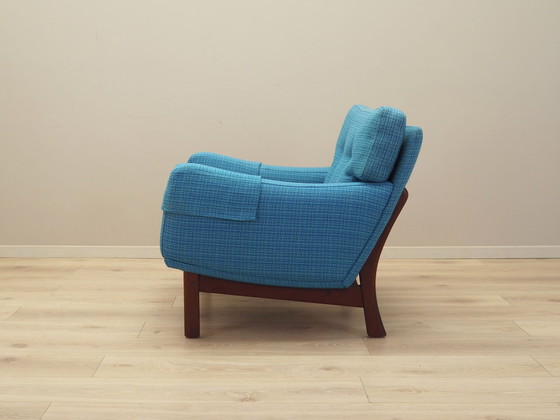 Image 1 of Fauteuil bleu, Design danois, 1960S, Production : Danemark