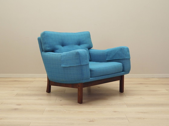 Image 1 of Fauteuil bleu, Design danois, 1960S, Production : Danemark