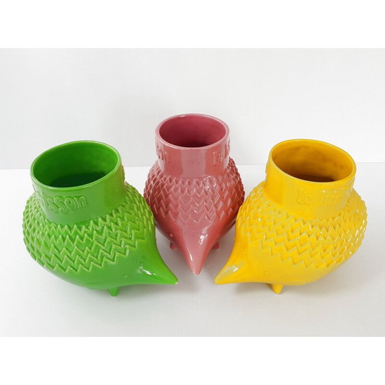 Image 1 of Suite de 3 vases vintage 1960