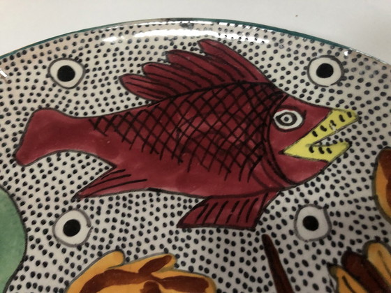 Image 1 of Céramique Murale • Assiette Vintage • Nabeul • 1970