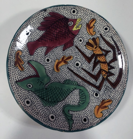 Image 1 of Céramique Murale • Assiette Vintage • Nabeul • 1970