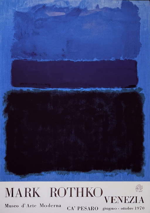 Mark Rothko : "Exposition Venezia, 1970".