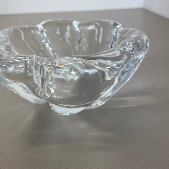 Image 1 of Cendrier vintage en verre pour Orrefors, Suède 1970