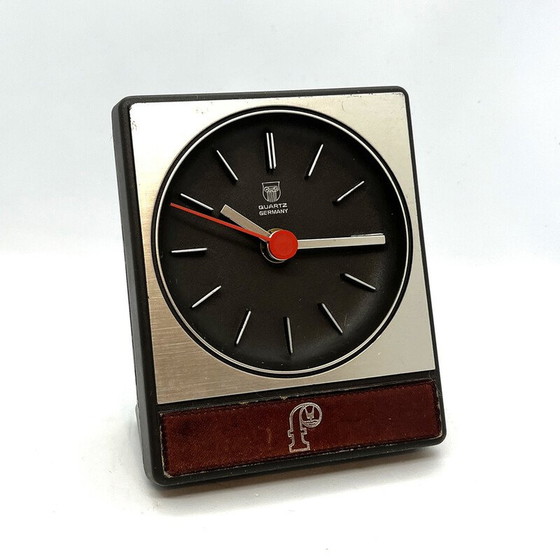 Image 1 of Horloge de bureau vintage d'Aix-la-Chapelle, Allemagne 1970-1980