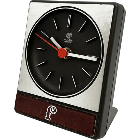 Image 1 of Horloge de bureau vintage d'Aix-la-Chapelle, Allemagne 1970-1980