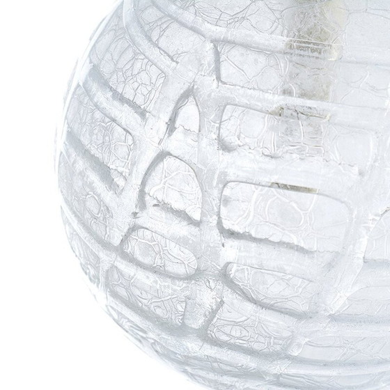 Image 1 of Plafonnier vintage en verre, Allemagne 1970