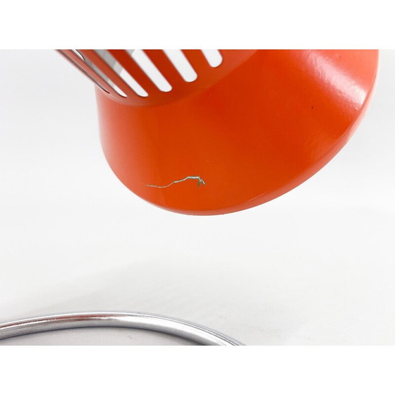 Image 1 of Paire de lampes de table vintage en chrome et métal pour Chirana, 1970